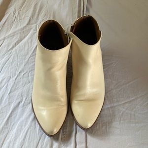 Thursday downtown cream booties. Size 8